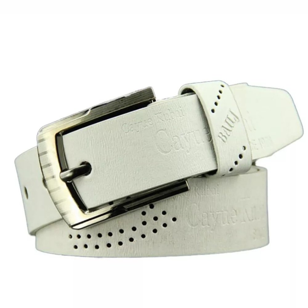 Men's white belt